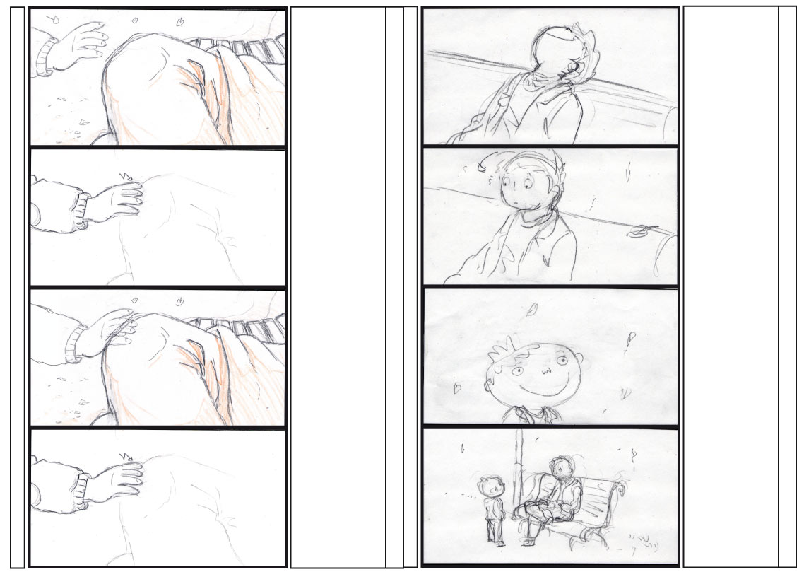 Le rêveur amoureux - Story board - 2015