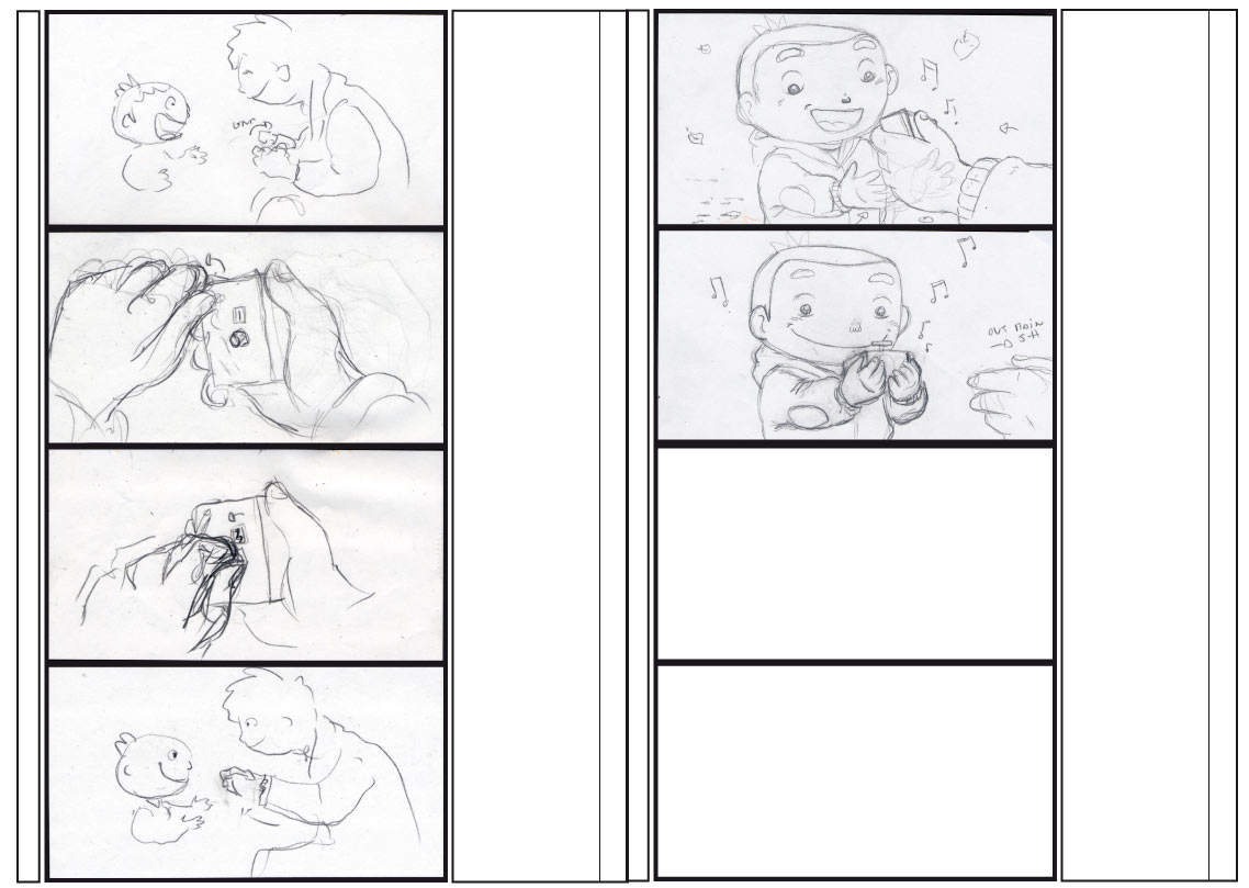 Le rêveur amoureux - Story board - 2015