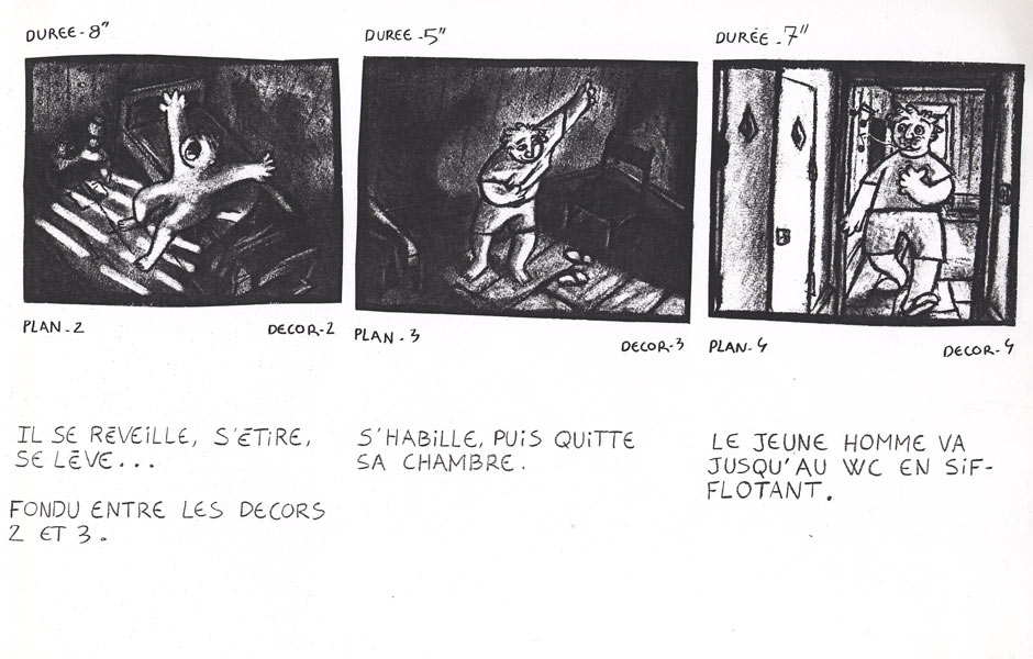 Paroles en l'air - Story board - 1995