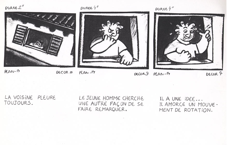 Paroles en l'air - Story board - 1995