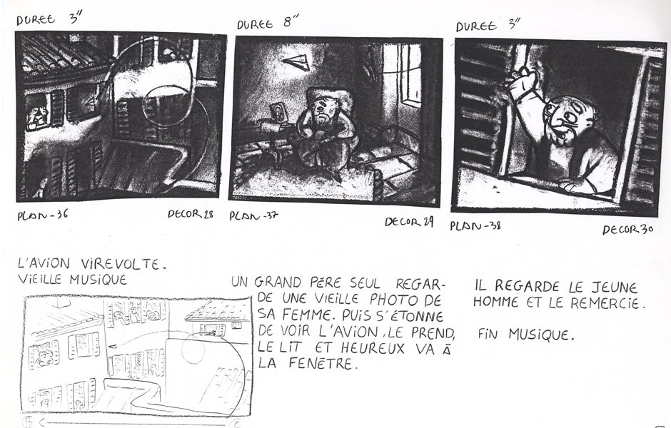 Paroles en l'air - Story board - 1995