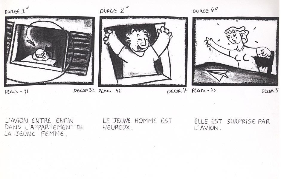 Paroles en l'air - Story board - 1995